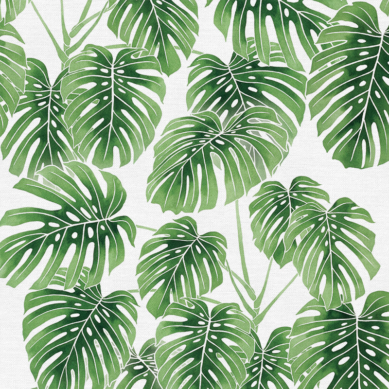 Modern Botanicals by Living Pattern - Monstera Blätter Stoff