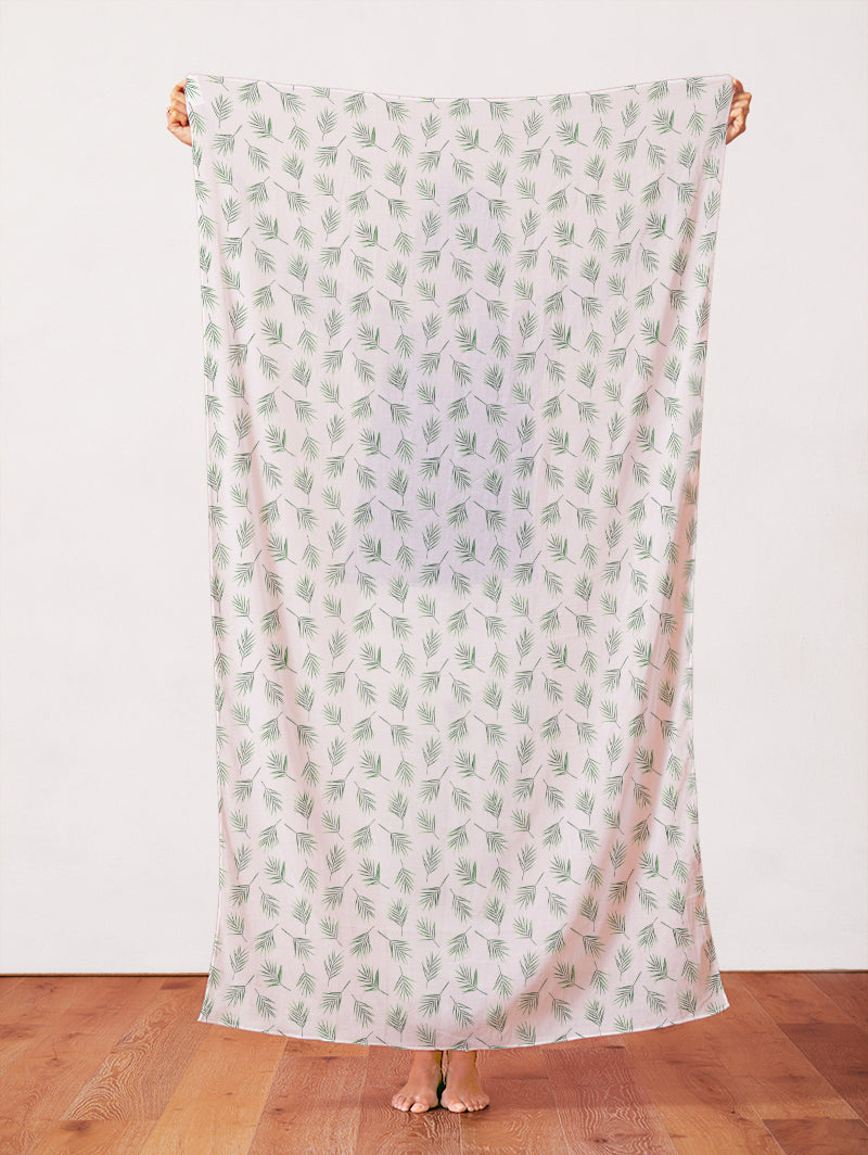 Modern Botanicals by Living Pattern - Areca Blätter Stoff