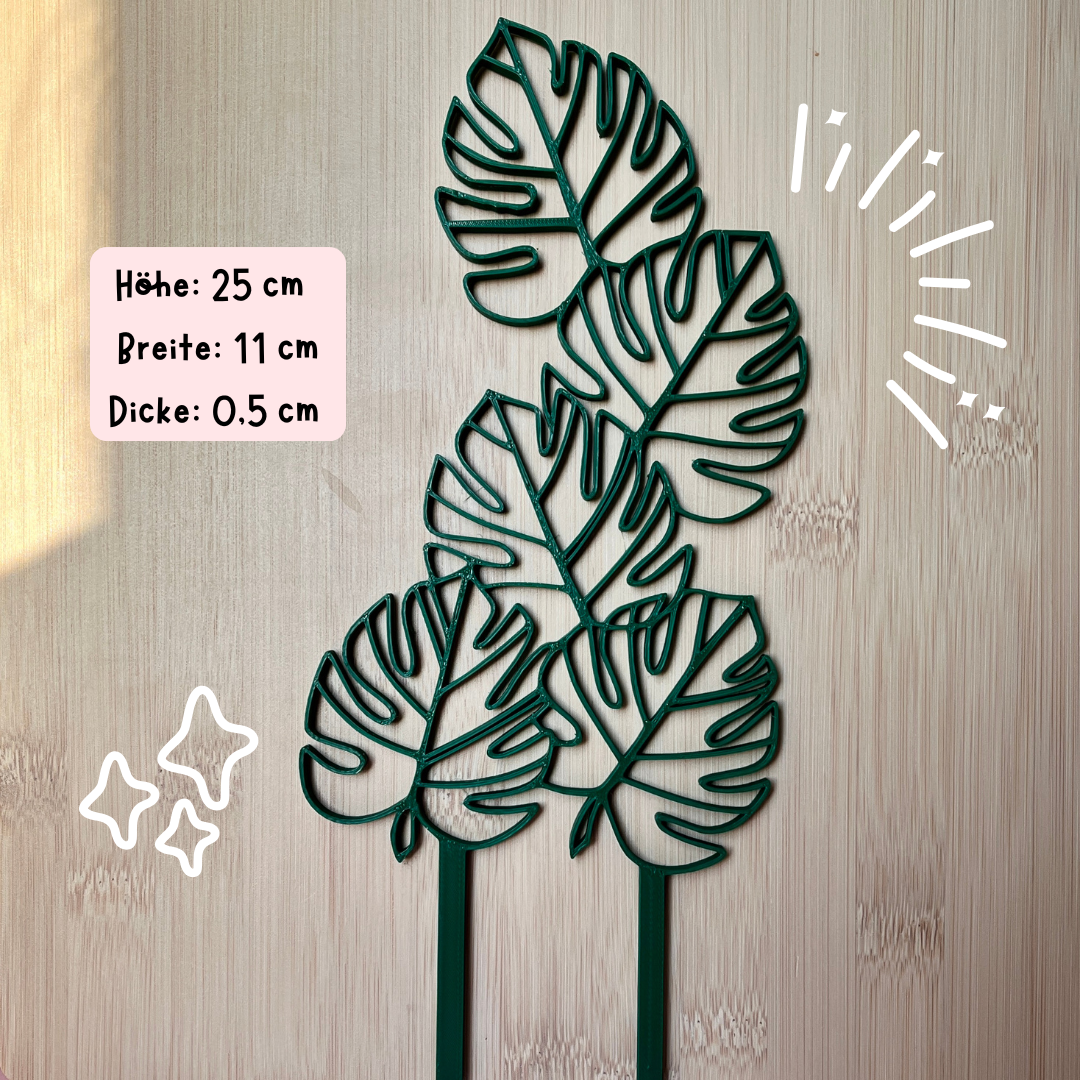 Monstera Rankhilfe – 3D-gedruckt aus nachhaltigem PLA