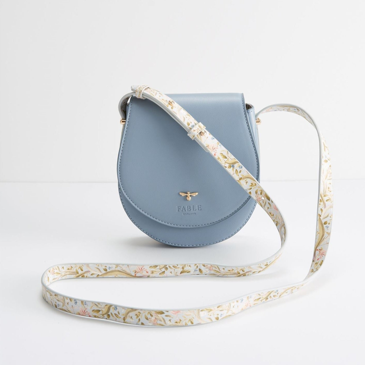 Matilda Satteltasche Irisblau, Umhängetasche Fable London
