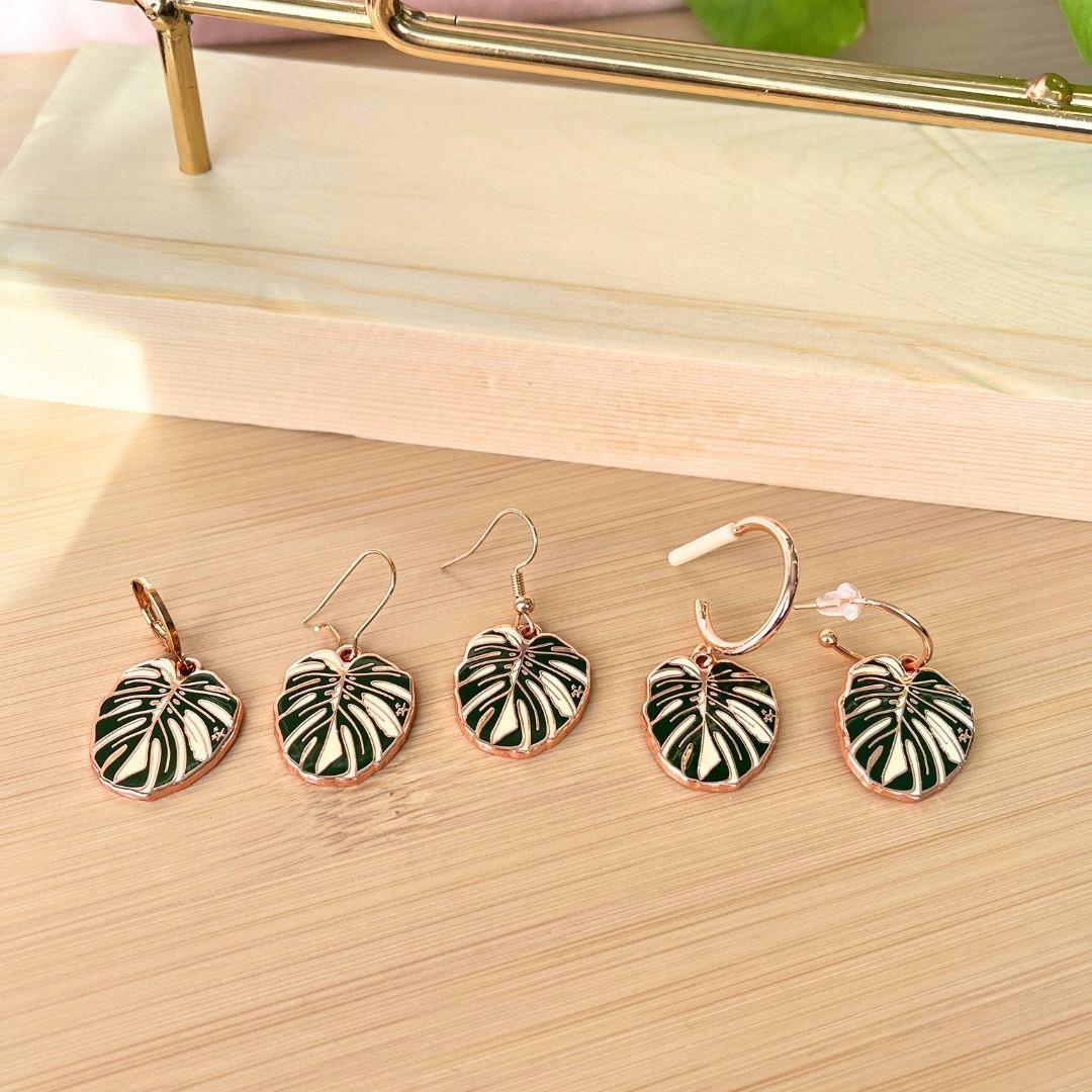 Rosegold Anhänger ohne Ohrringe zum Kombinieren