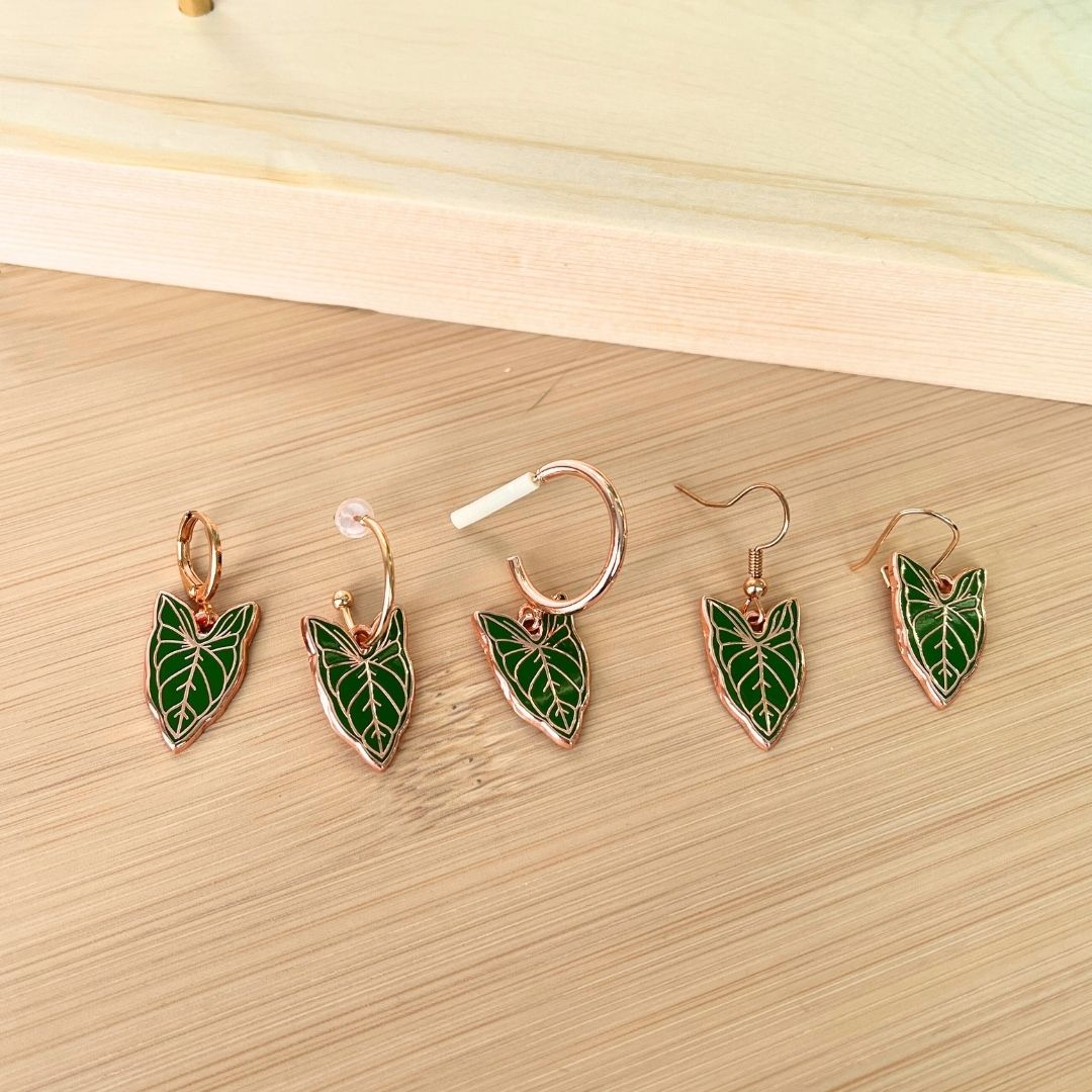 Rosegold Anhänger ohne Ohrringe zum Kombinieren