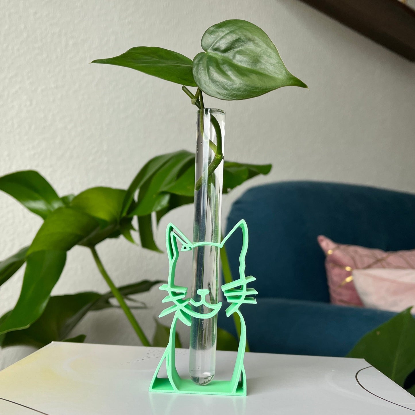 Ablegerstation in Katzenform 3D gedruckt aus PLA