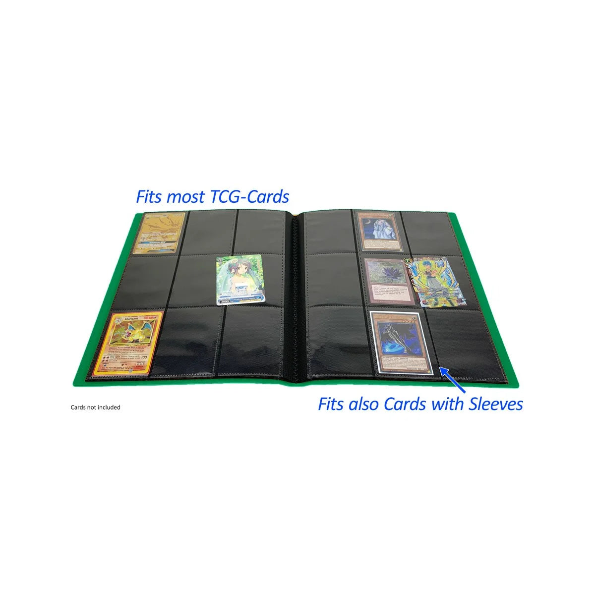 Arkero-G Premium 9-Pocket Card Binder Dunkelgrün – Dein ideales Sammelalbum für Trading Cards