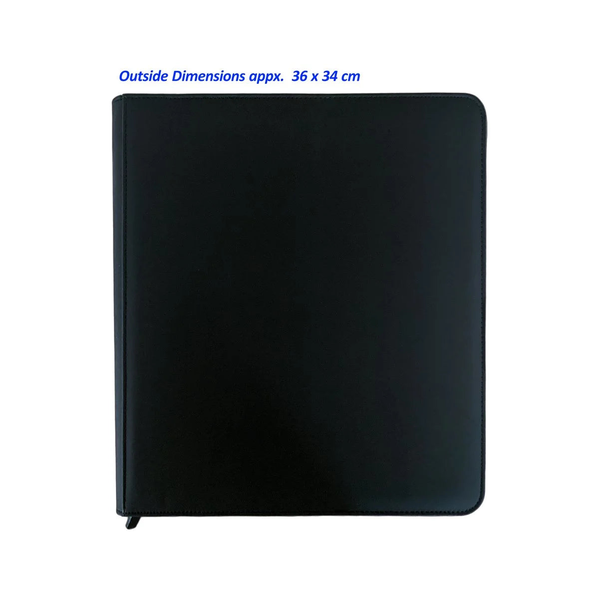 Arkero-G Premium 12-Pocket Zip Album Schwarz – Perfektes Sammelkarten-Album für deine TCG-Kollektion | Binder