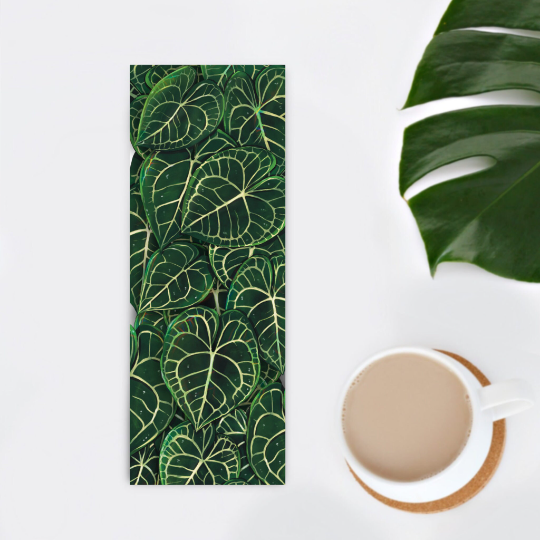 Lesezeichen Anthurium Clarinervium Blätter
