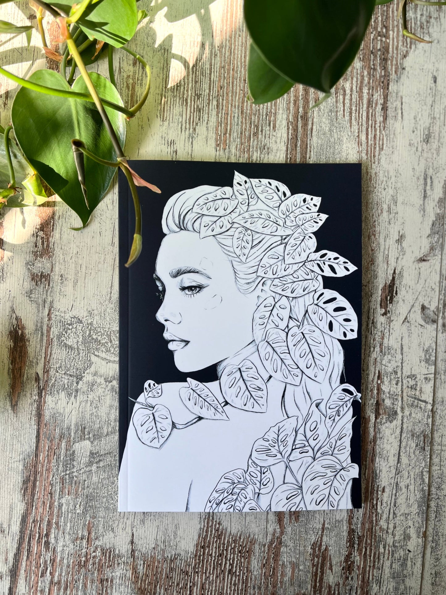 B- Ware: Notizheft A5 - Plantlady Monstera adansonii