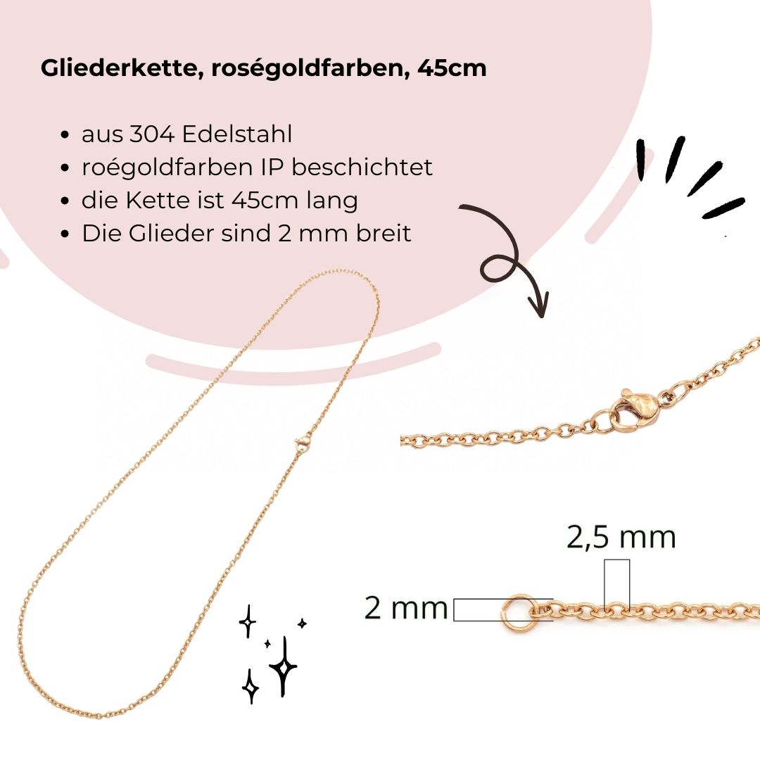 Rosegold Ketten zum Kombinieren