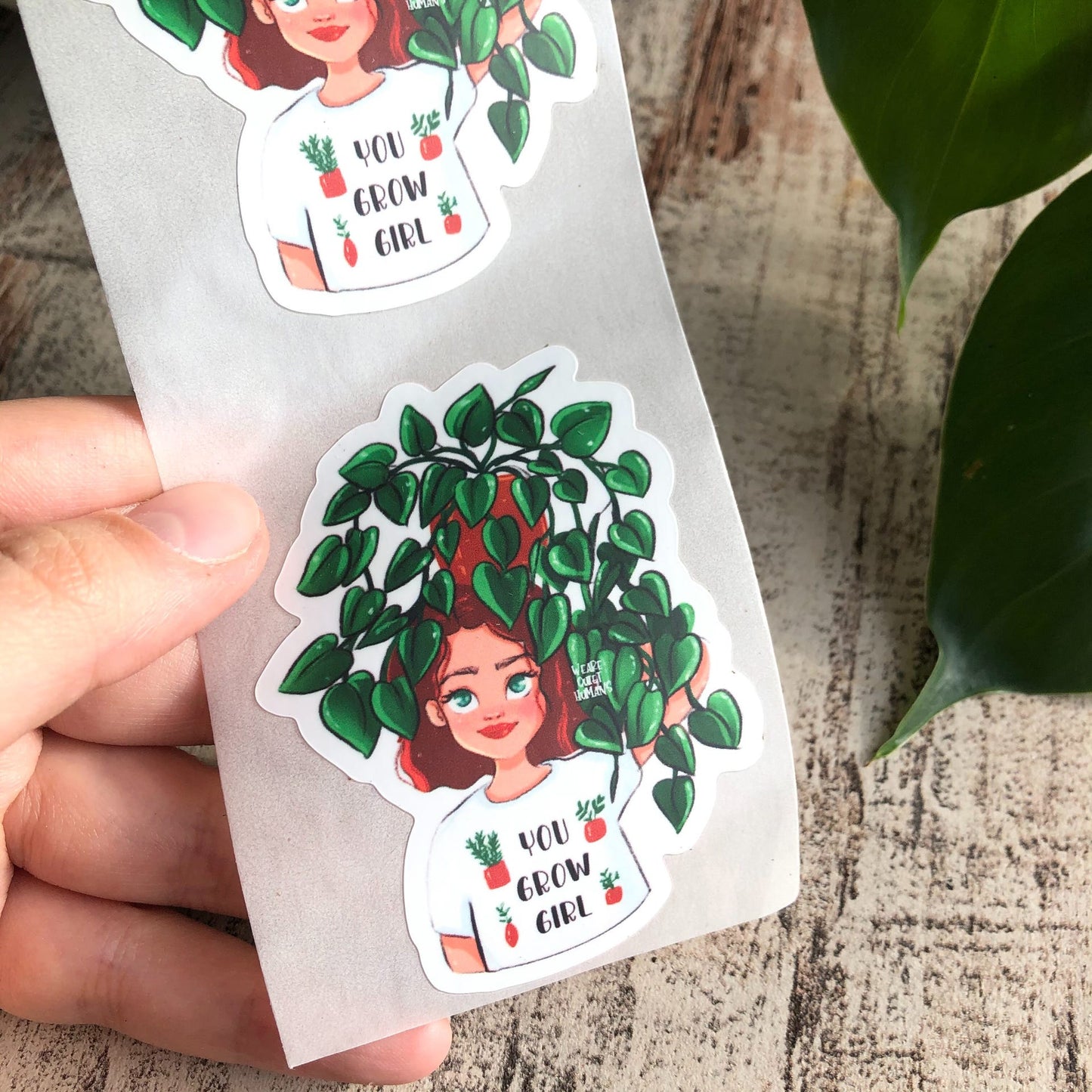 Versandlabel You grow Girl - wearequiethumans