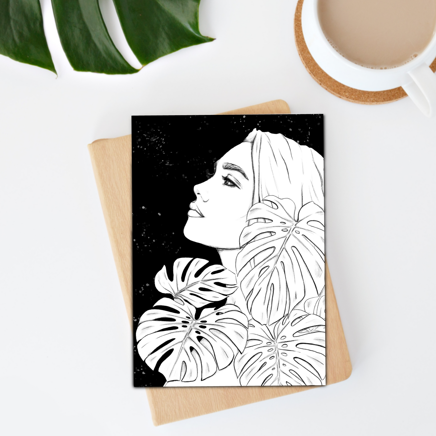 Notizheft A5 - Monstera deliciosa Plantlady
