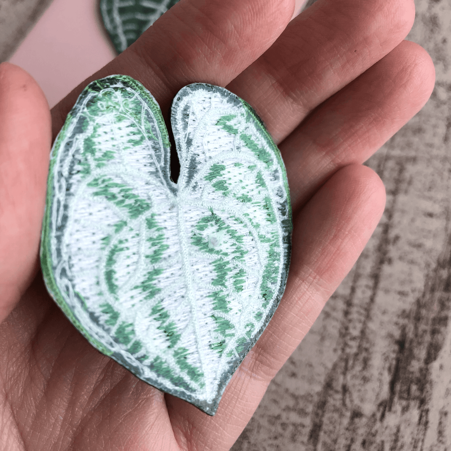 Anthurium Clarinervium Patch - zum Aufnähen oder Aufbügeln - wearequiethumans