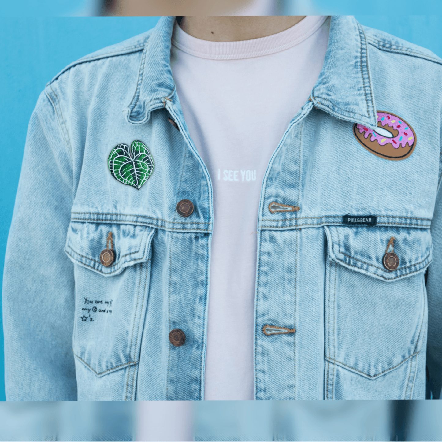Anthurium Clarinervium Patch - zum Aufnähen oder Aufbügeln - wearequiethumans