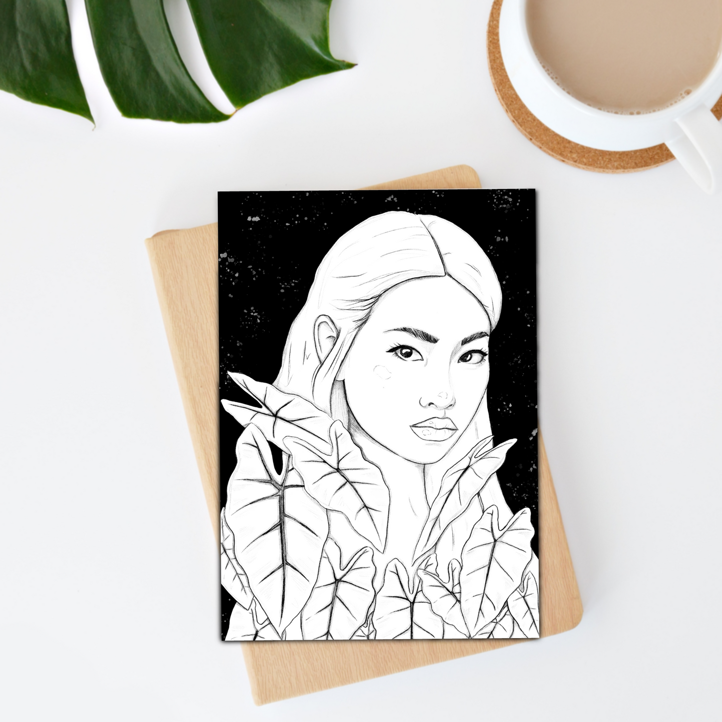 Notizheft A5 - Plantlady Alocasia Frydek