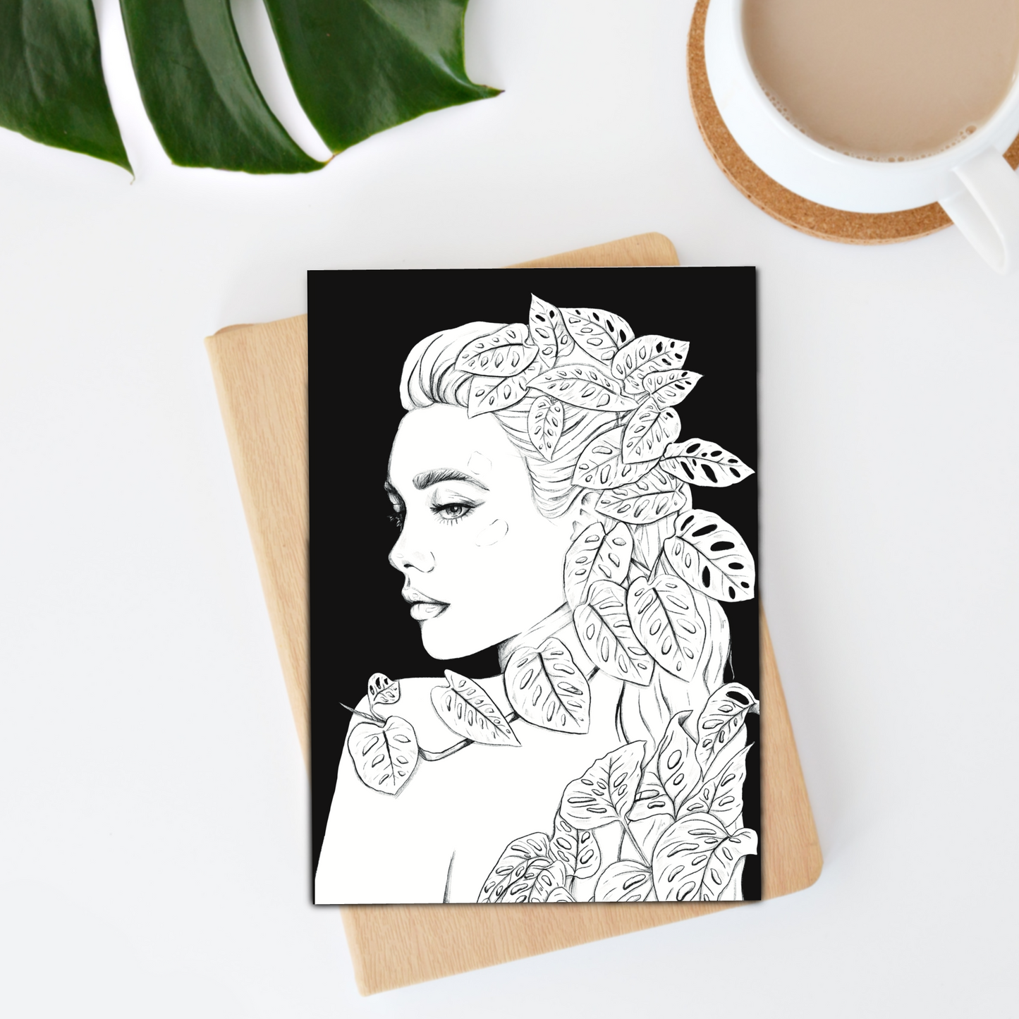 Notizheft A5 - Plantlady Monstera adansonii