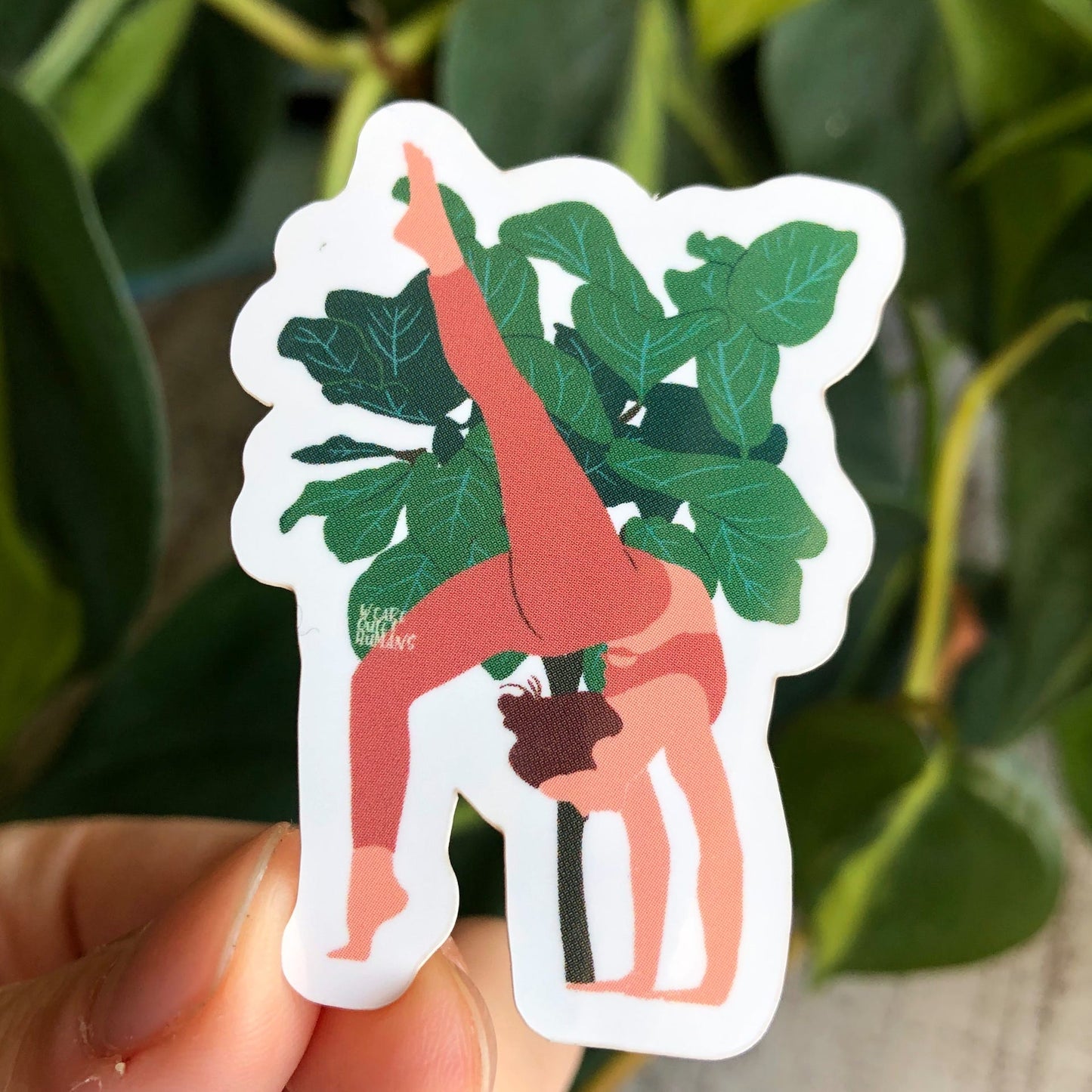 Sticker - Geigenfeigenbaum Yoga - wearequiethumans