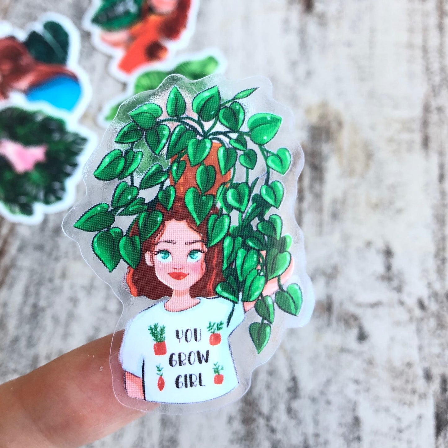 Sticker - You grow girl transparent - wearequiethumans