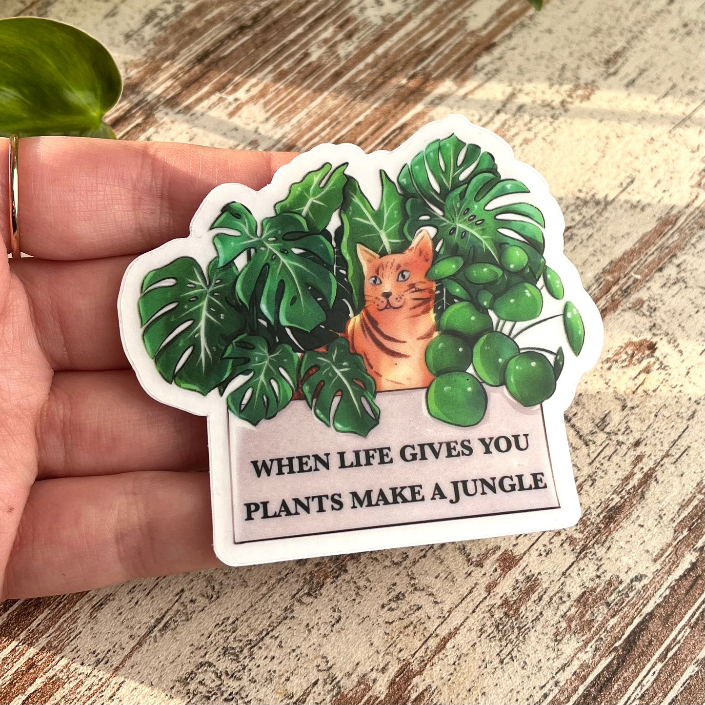 Sticker - make a jungle - wearequiethumans