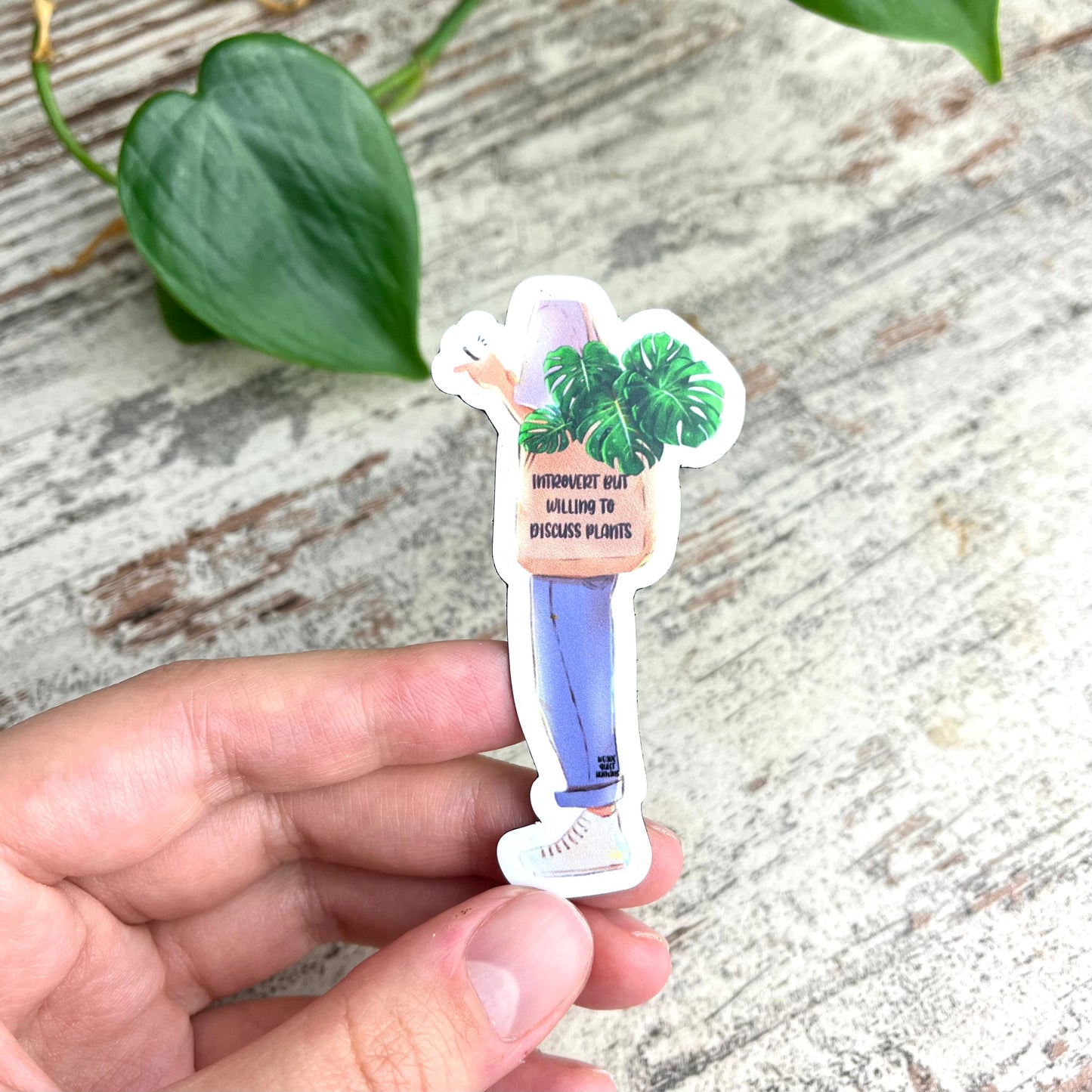 Magnet - introvert but willing to discuss plants - wearequiethumans