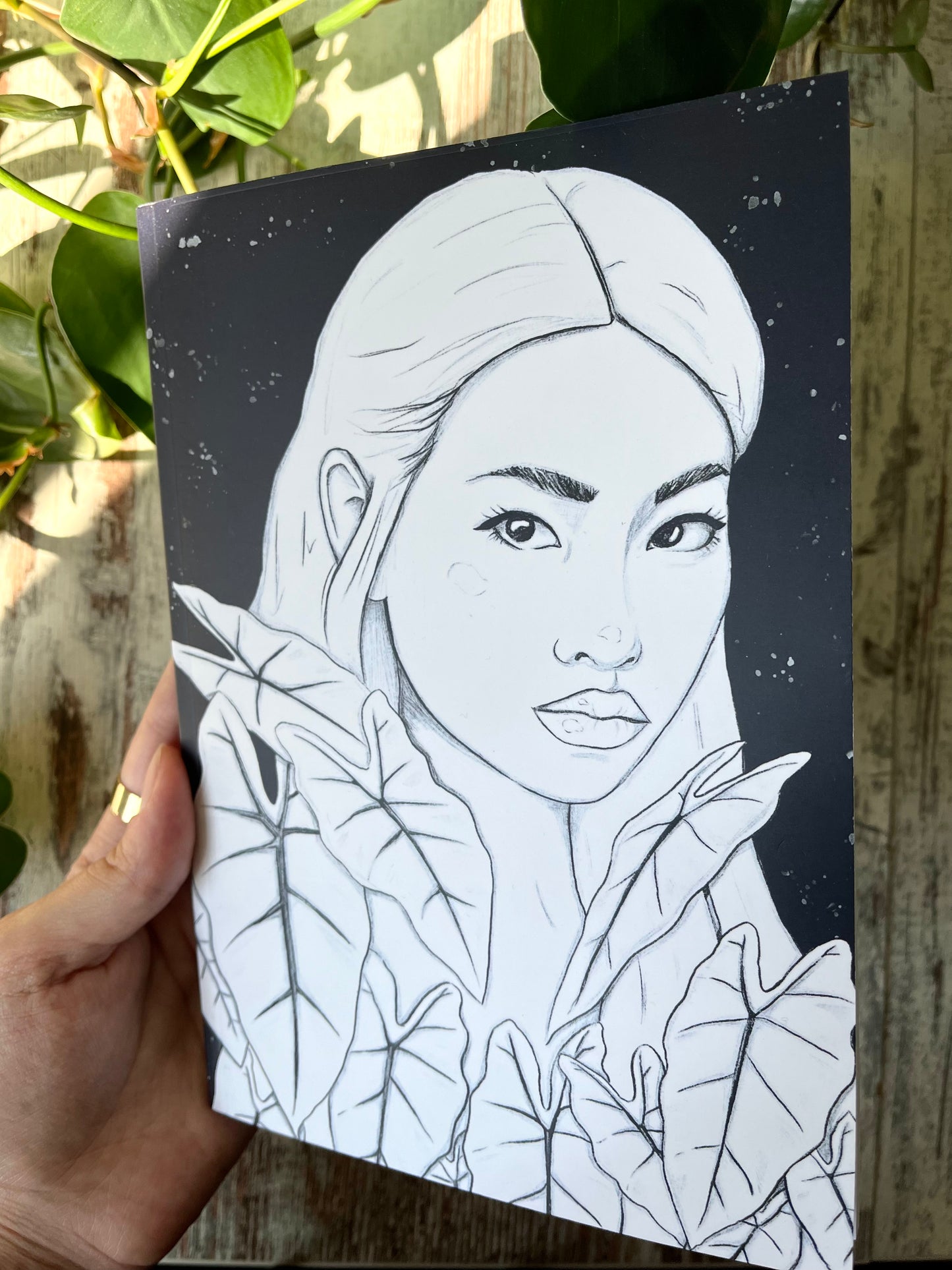 Notizheft A5 - Plantlady Alocasia Frydek