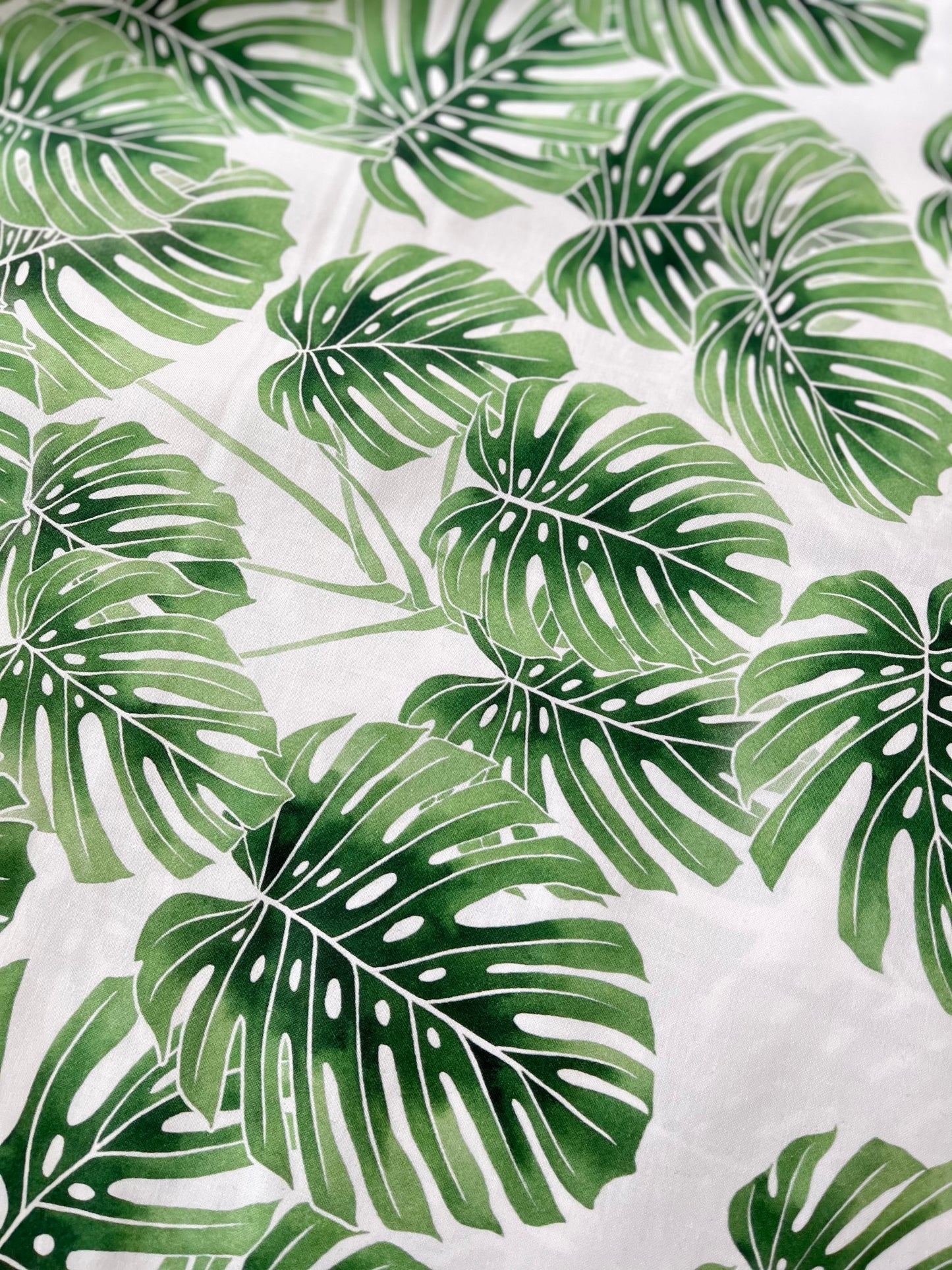 Scrunchie - Monstera Watercolor