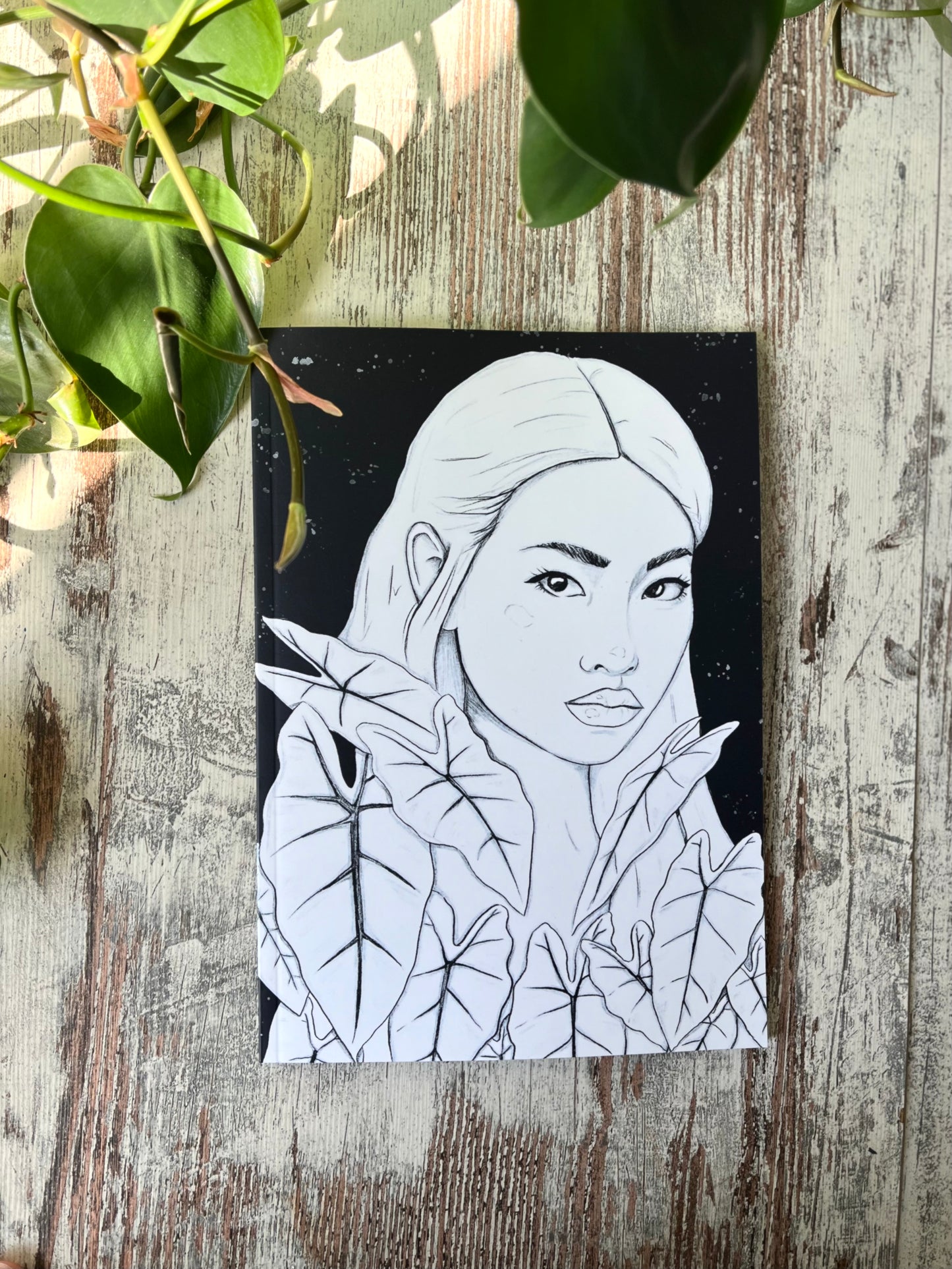 Notizheft A5 - Plantlady Alocasia Frydek