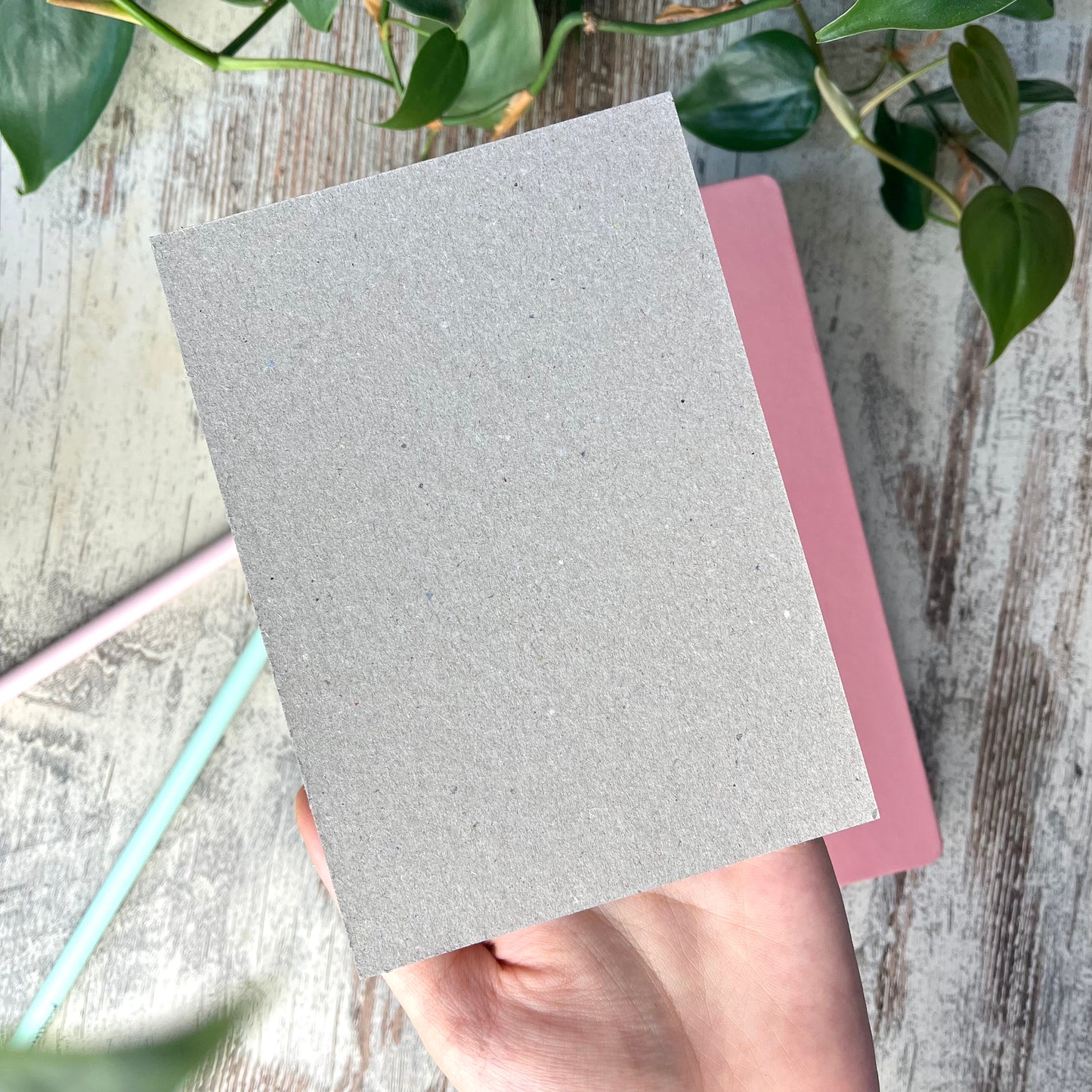 Notizblock A6 - mini dotted - Anthurium Clarinervium