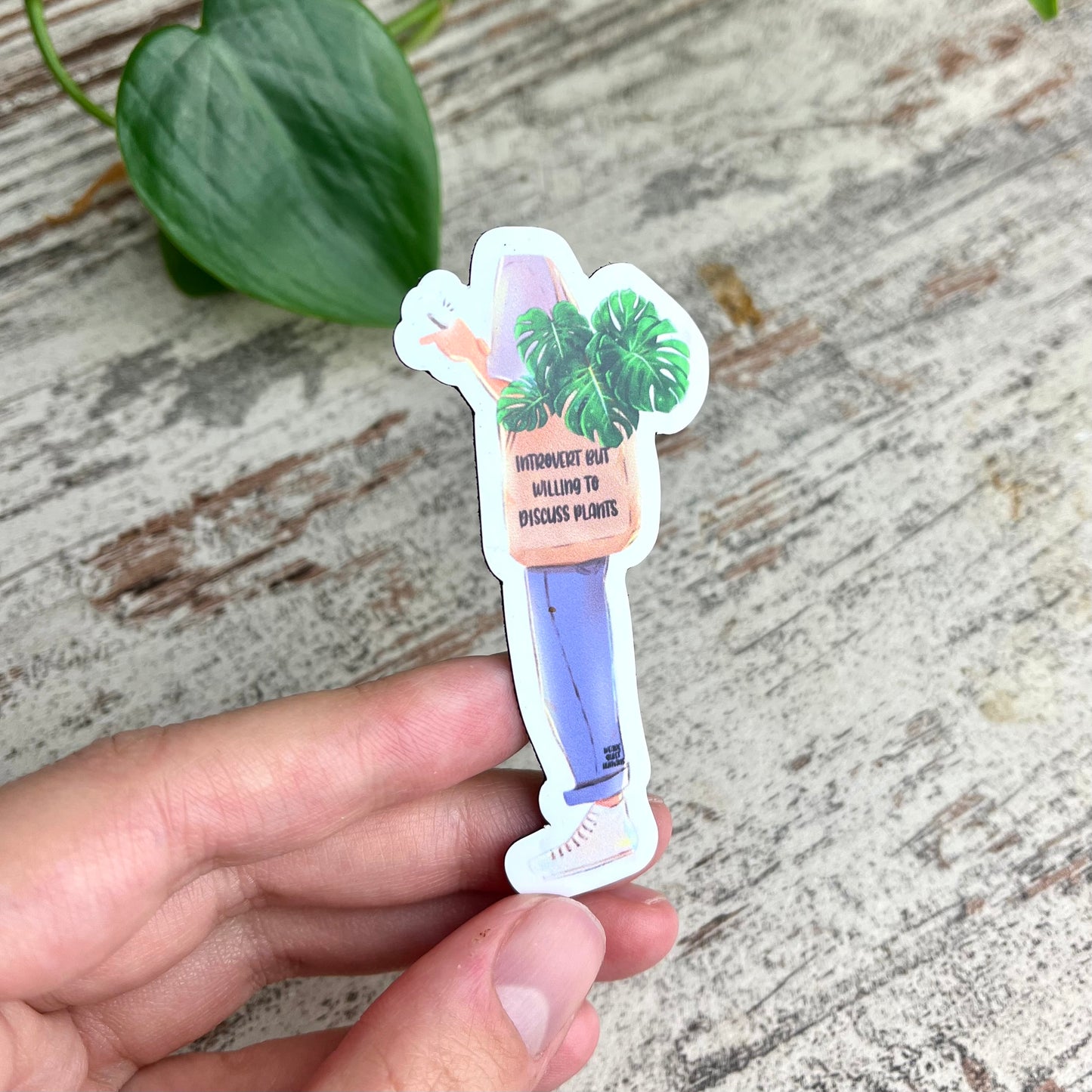 Magnet - introvert but willing to discuss plants - wearequiethumans