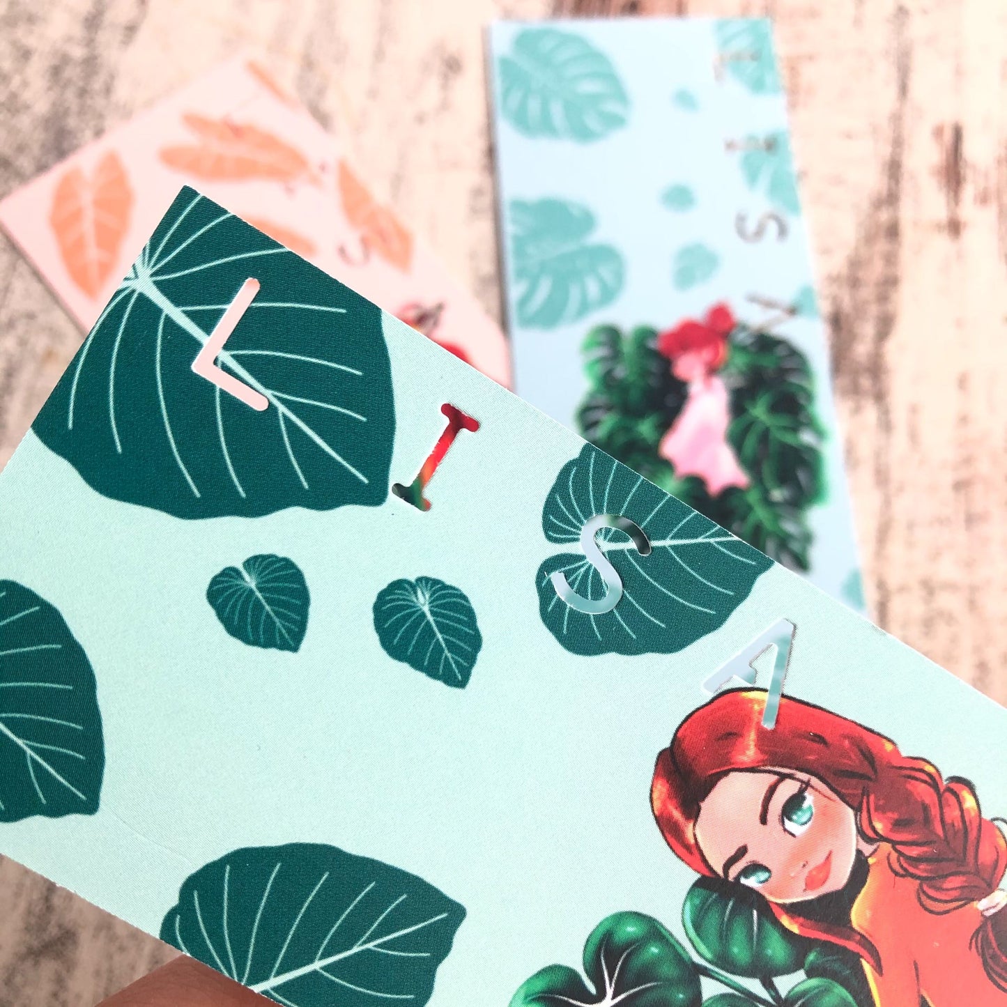 Lesezeichen mit Monstera deliciosa - wearequiethumans