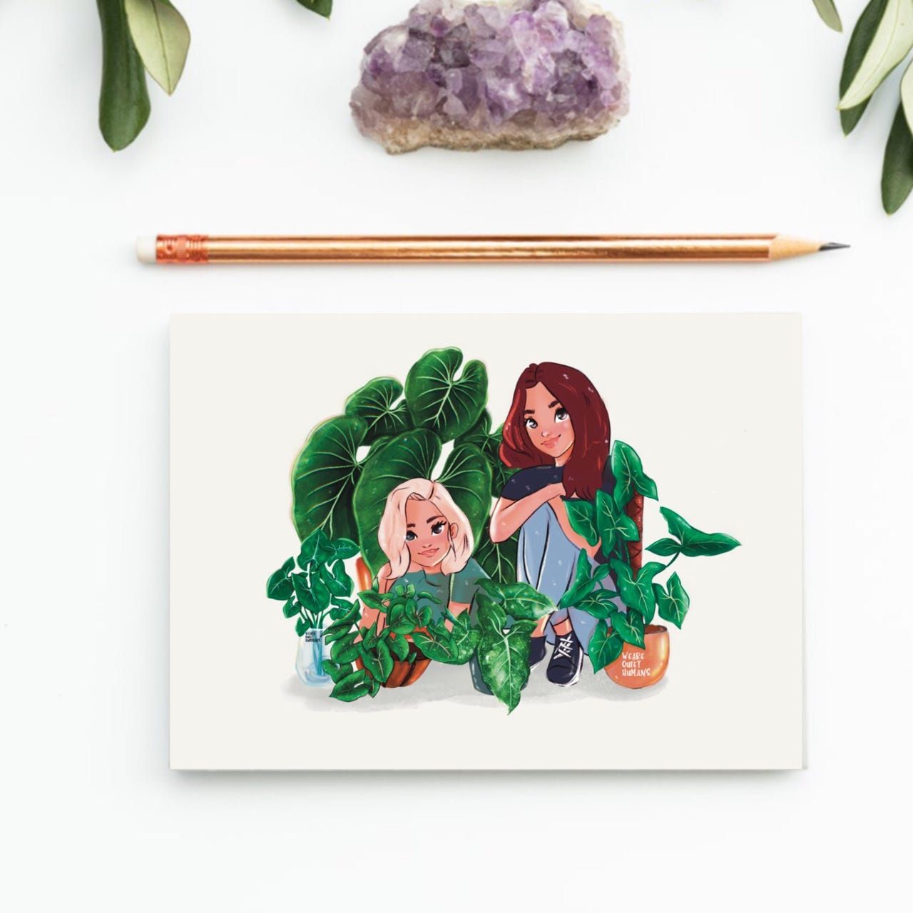 Postkarte / A6 Print - we are planties - wearequiethumans
