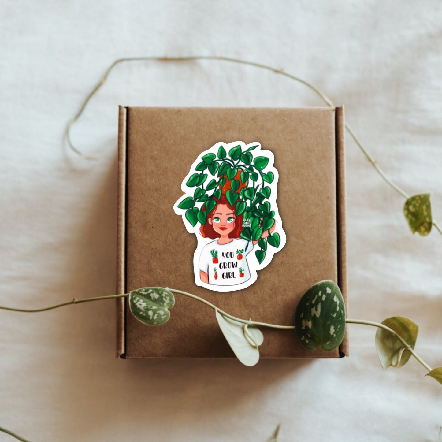Versandlabel You grow Girl - wearequiethumans