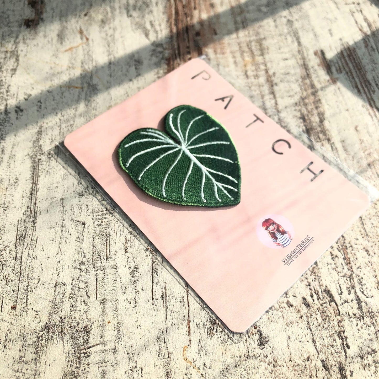 Philodendron Gloriosum Patch - zum Aufnähen oder Aufbügeln - wearequiethumans