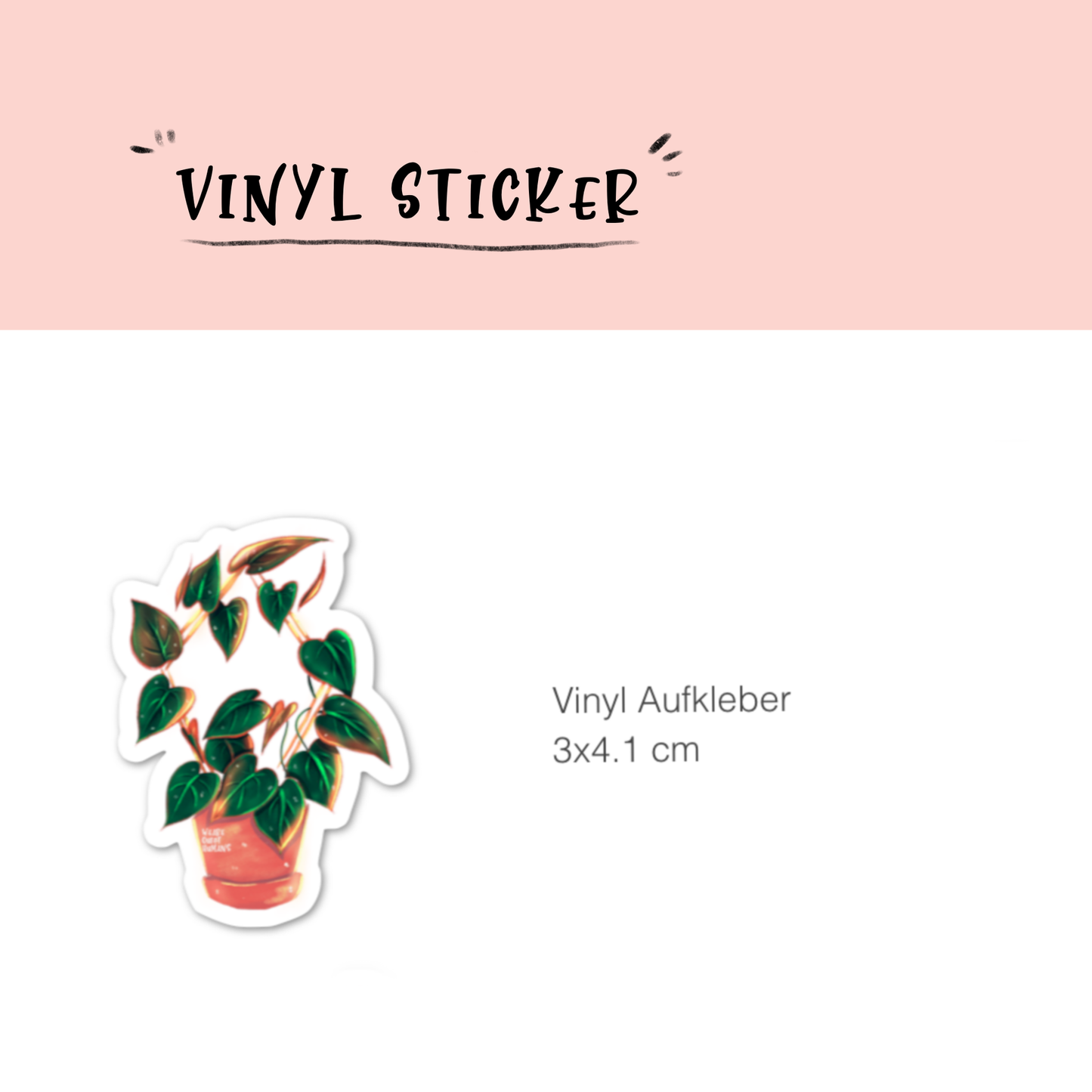 Sticker - Philodendron Micans - wearequiethumans