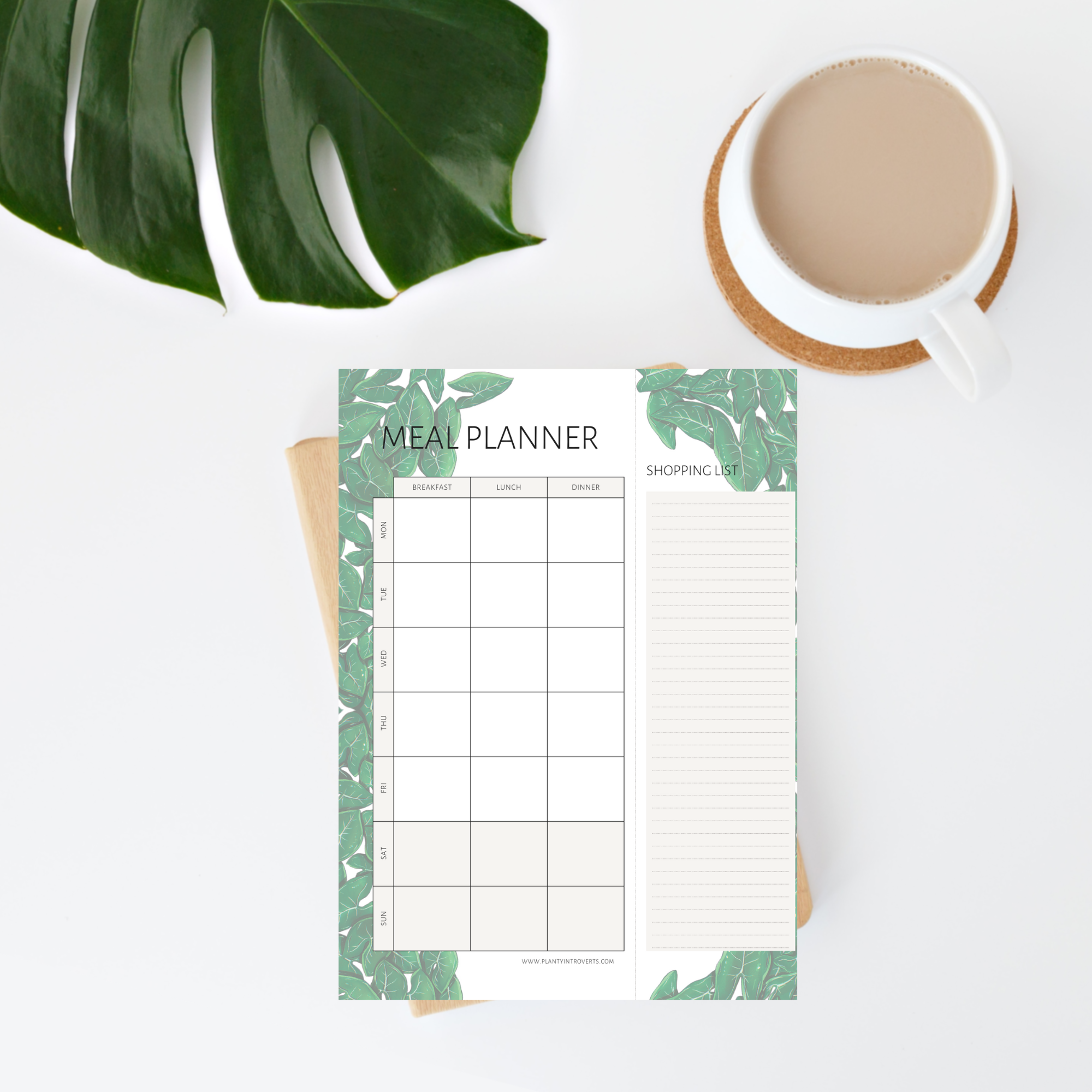 Essensplan A5 Meal Planner - Sygonium Arrow