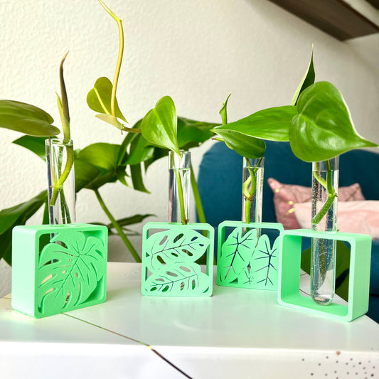 3D gedruckte Anzuchtstation mit unterschiedlichen Motiven