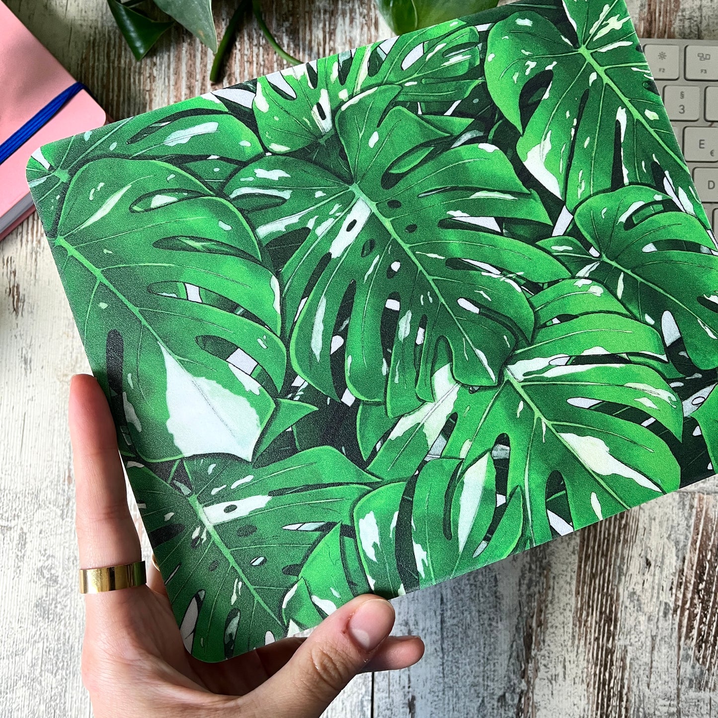 Mousepad - Monstera variegata Illustration