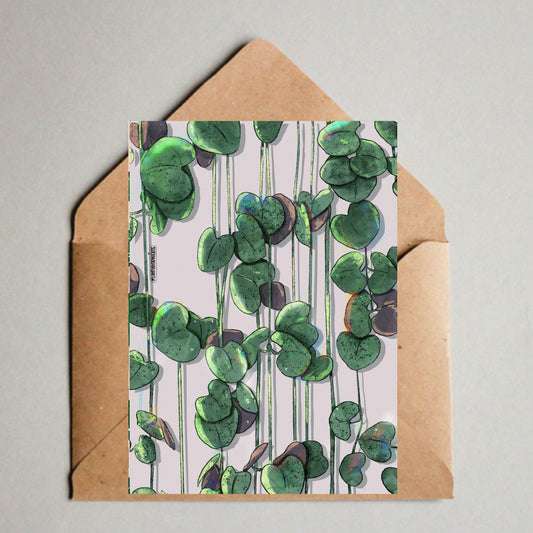 Postkarte / A6 Print -  Woodii Variegata