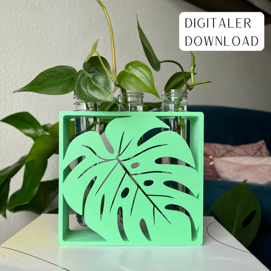 STL Datei: Monstera 3D gedruckte Anzuchtstation