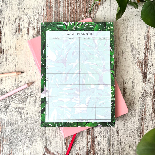 Meal Planner A5 - Monstera Thai Constellation - Essensplan