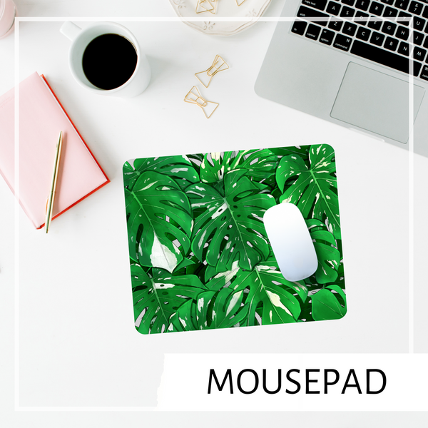 Mousepad - Monstera variegata Illustration