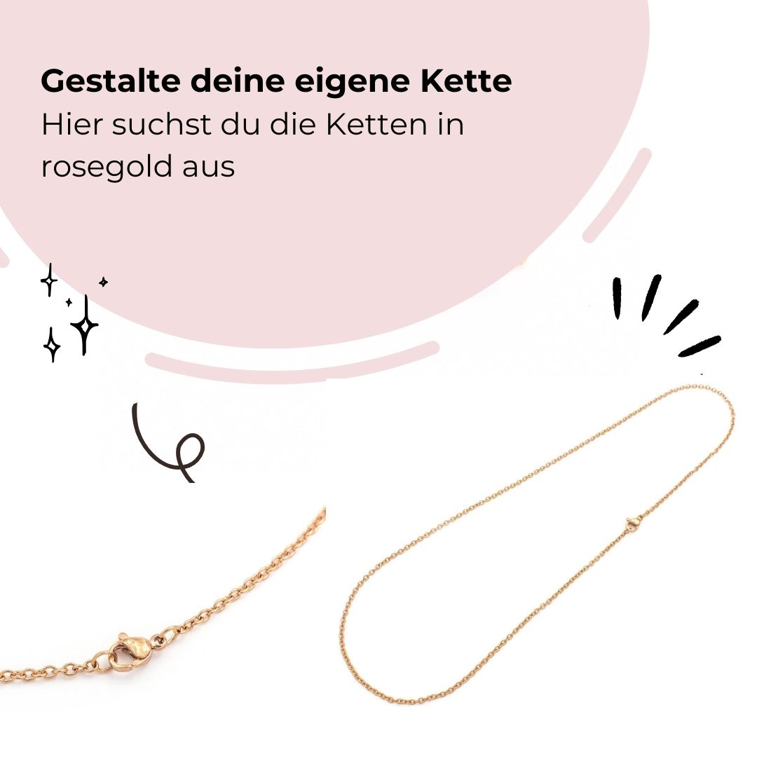 Rosegold Ketten zum Kombinieren