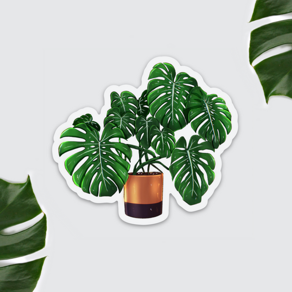 Kühlschrankmagnet - Monstera deliciosa - wearequiethumans