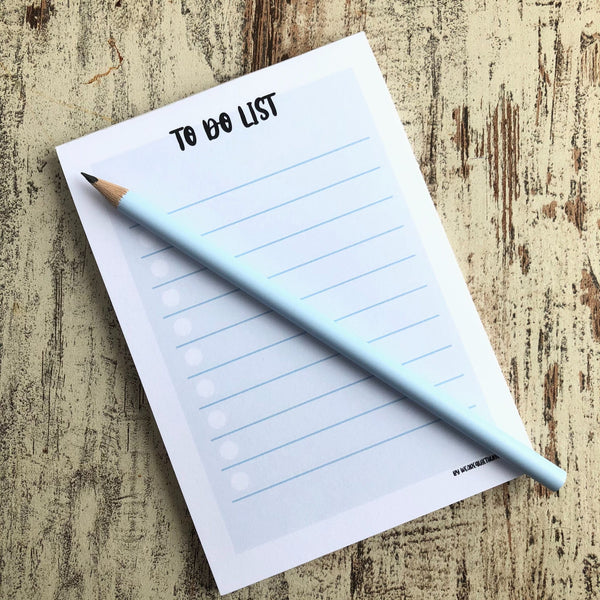 To Do Liste Pastellfarben - A6 50 Blatt - wearequiethumans