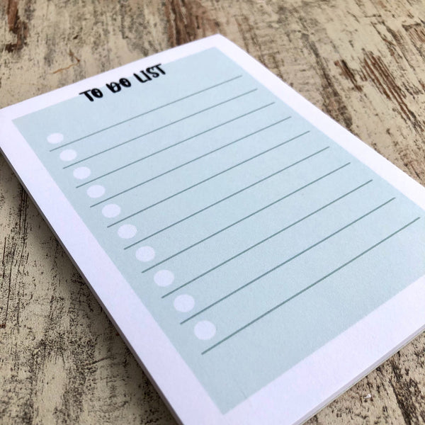 To Do Liste Pastellfarben - A6 50 Blatt - wearequiethumans