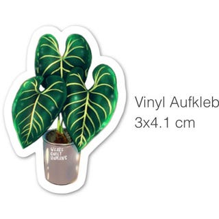 Sticker - Anthurium regale - wearequiethumans