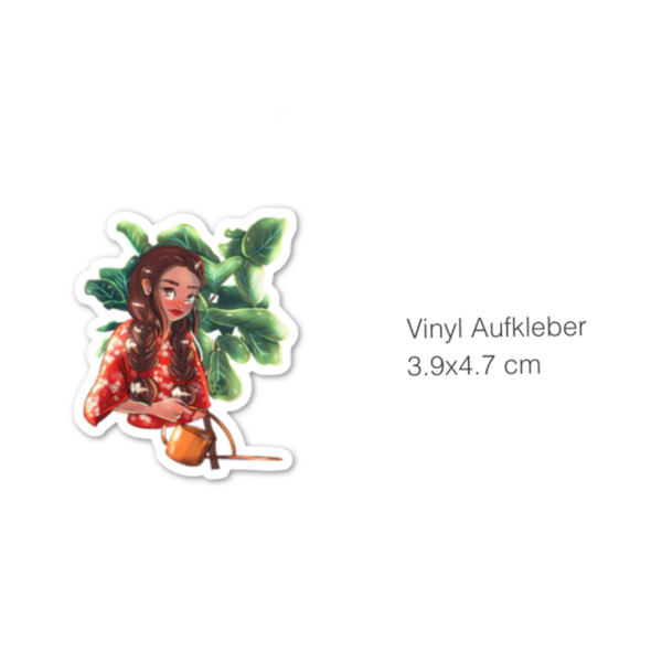 Sticker - Geigenfeigenbaum Plantlady - wearequiethumans