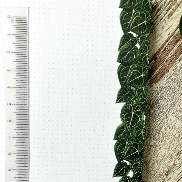 Notizblock A6 - mini dotted - Philodendron Gloriosum