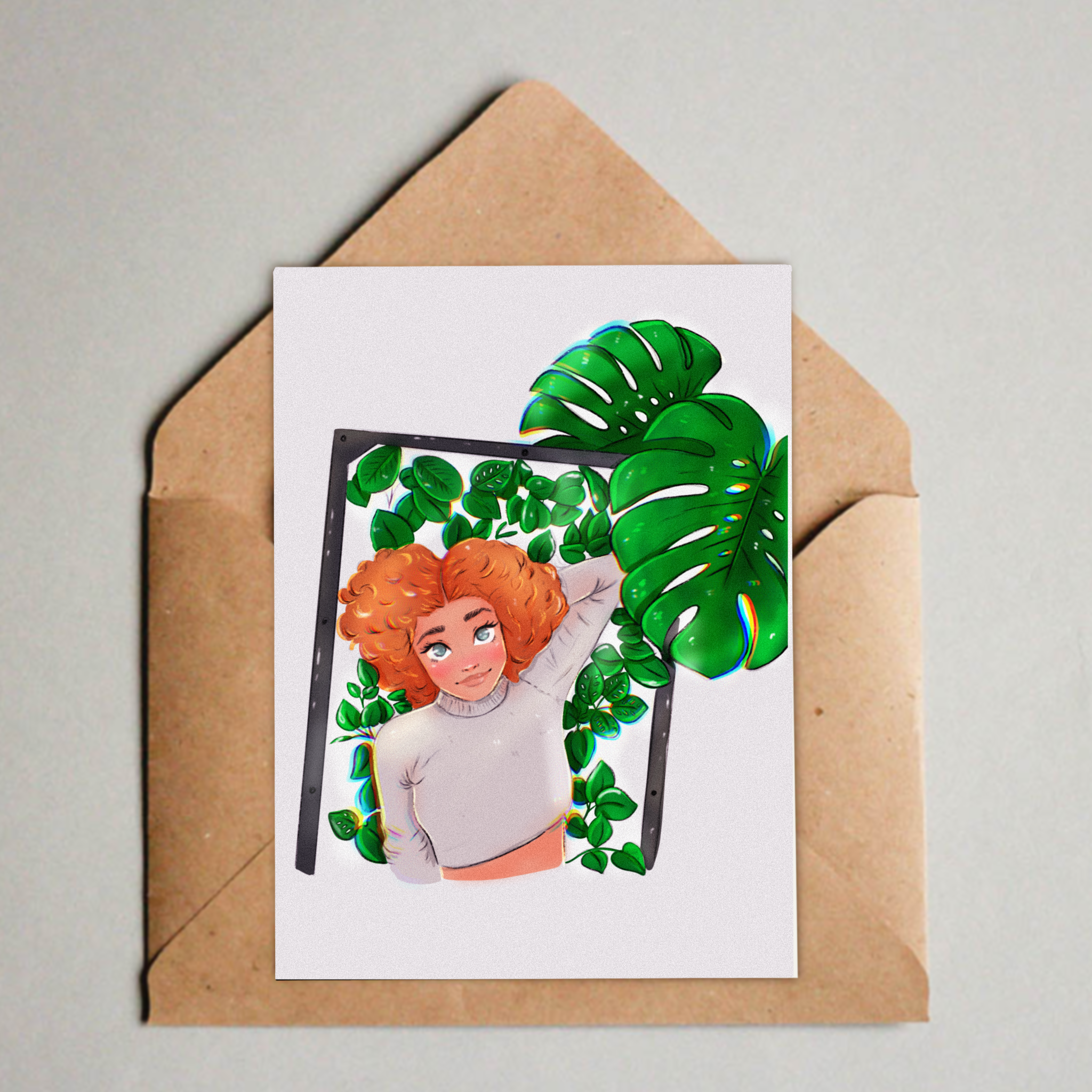 Postkarte / A6 Print -  Plantlady - wearequiethumans
