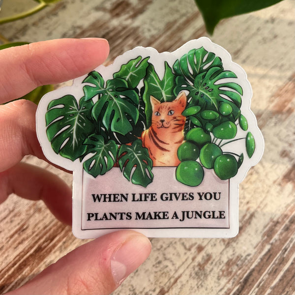 Sticker - make a jungle - wearequiethumans