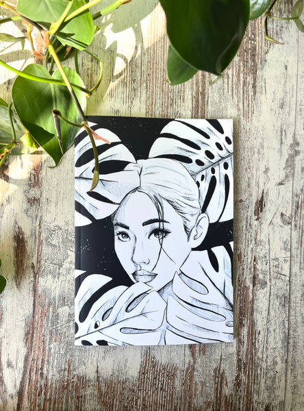 Notizheft A5 - Plantlady Monstera deliciosa