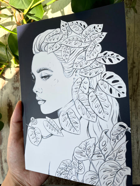 Notizheft A5 - Plantlady Monstera adansonii